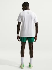 Nike White Court Love Print Tennis T-Shirt - Image 2 of 5