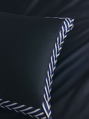 Duchamp Deep Well Premium Cotton Sateen Border Duvet Set - Image 2 of 2