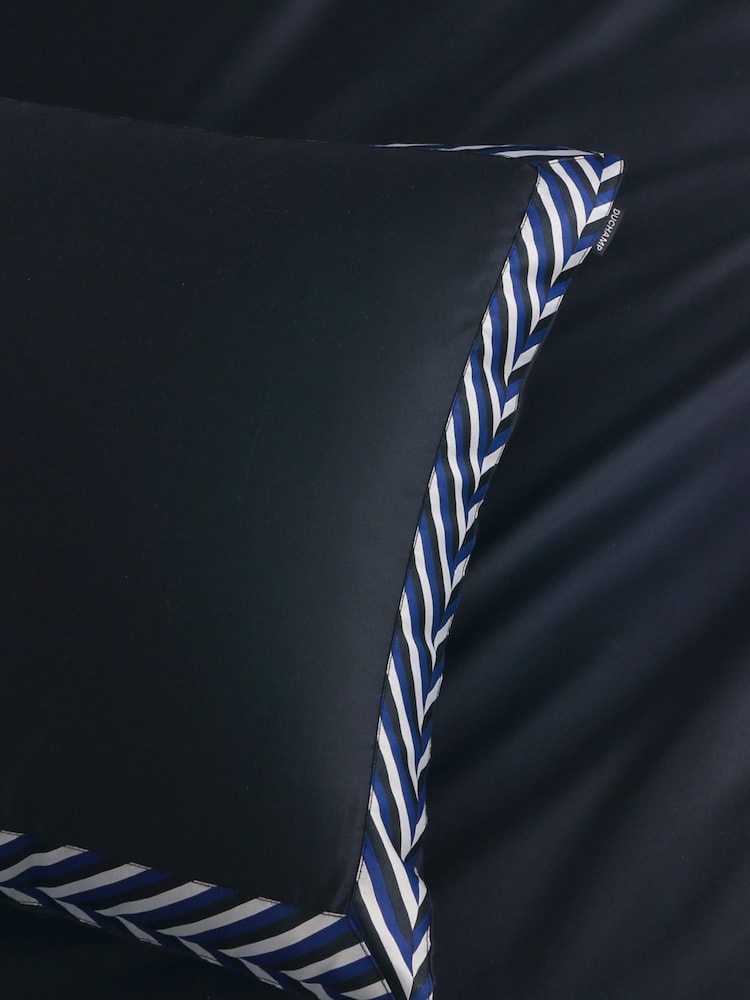 Duchamp Deep Well Premium Cotton Sateen Border Duvet Set - Image 2 of 2 Duchamp Deep Well Premium Cotton Sateen Border Duvet Set - Image 2 of 2