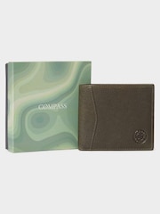 Osprey London Green The Compass Leather Card Wallet - Imagem 1 de 5