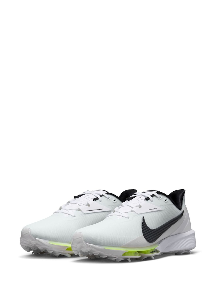 Nike White/Black Tour 3 Golf Trainers - Image 2 of 8 Nike White/Black Tour 3 Golf Trainers - Image 2 of 8