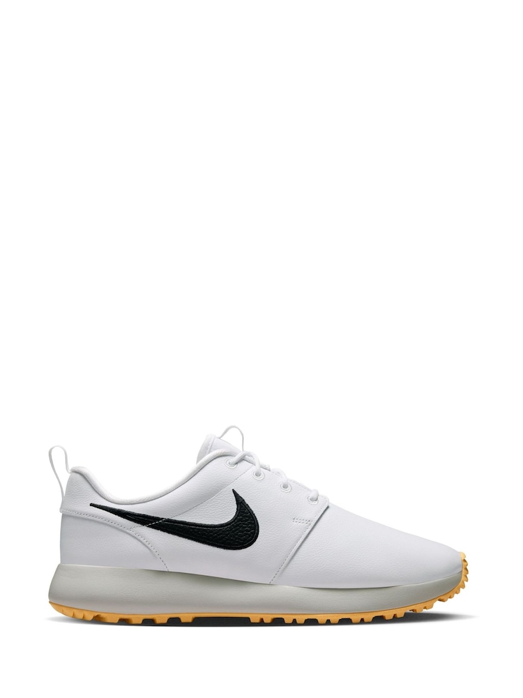 Nike White Roshe Golf Trainers - Image 1 of 10
