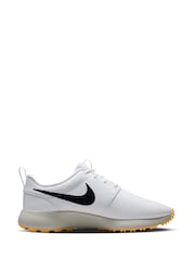 Nike White Roshe Golf Trainers - Image 3 of 10