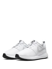 Nike White/Black Roshe Golf Trainers - Image 2 of 10