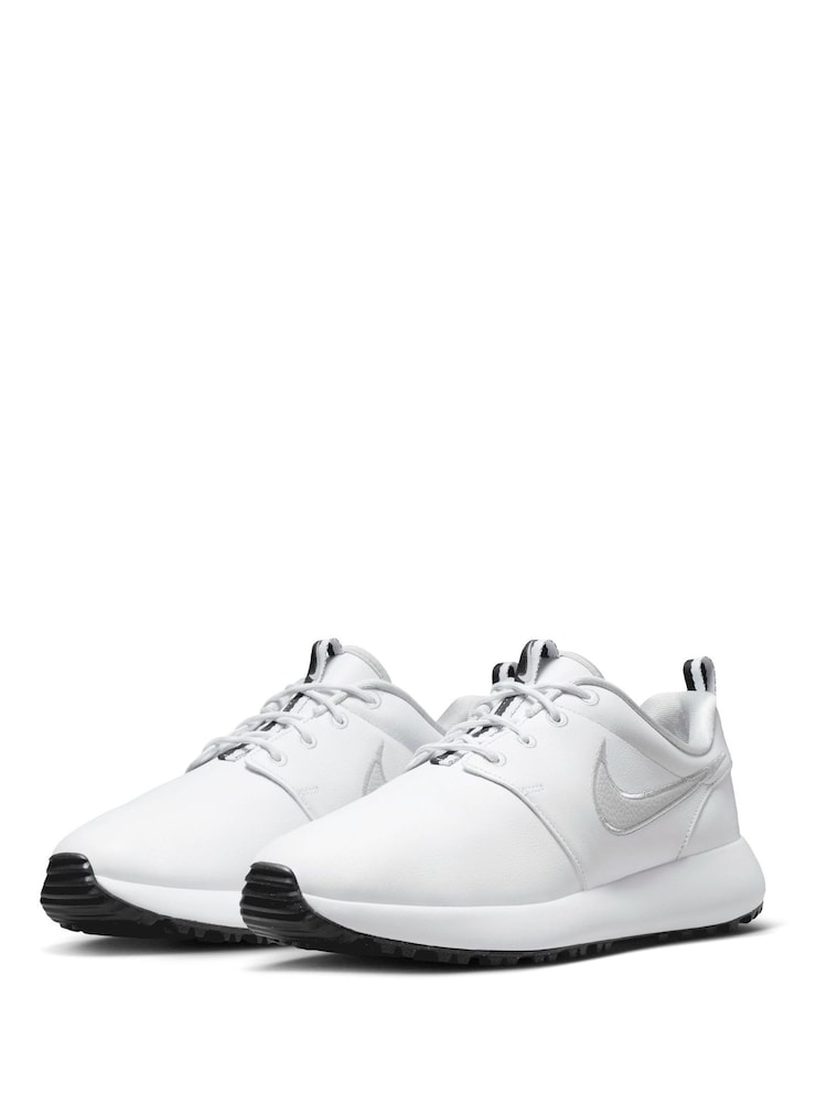 Nike White/Black Roshe Golf Trainers - Image 2 of 10