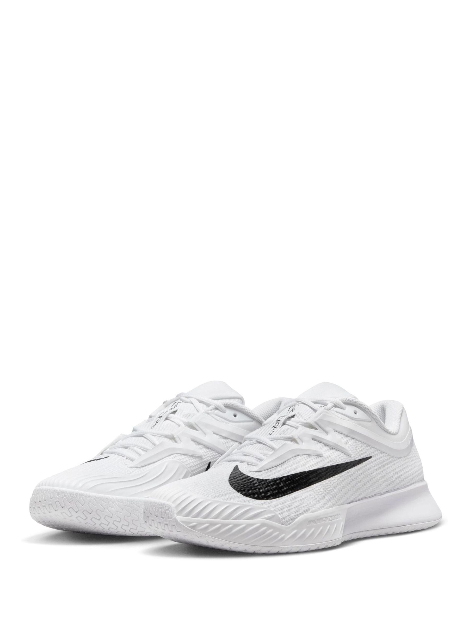 Buy Nike White/Black Vapor Pro 3 Hard Court Tennis Trainers from