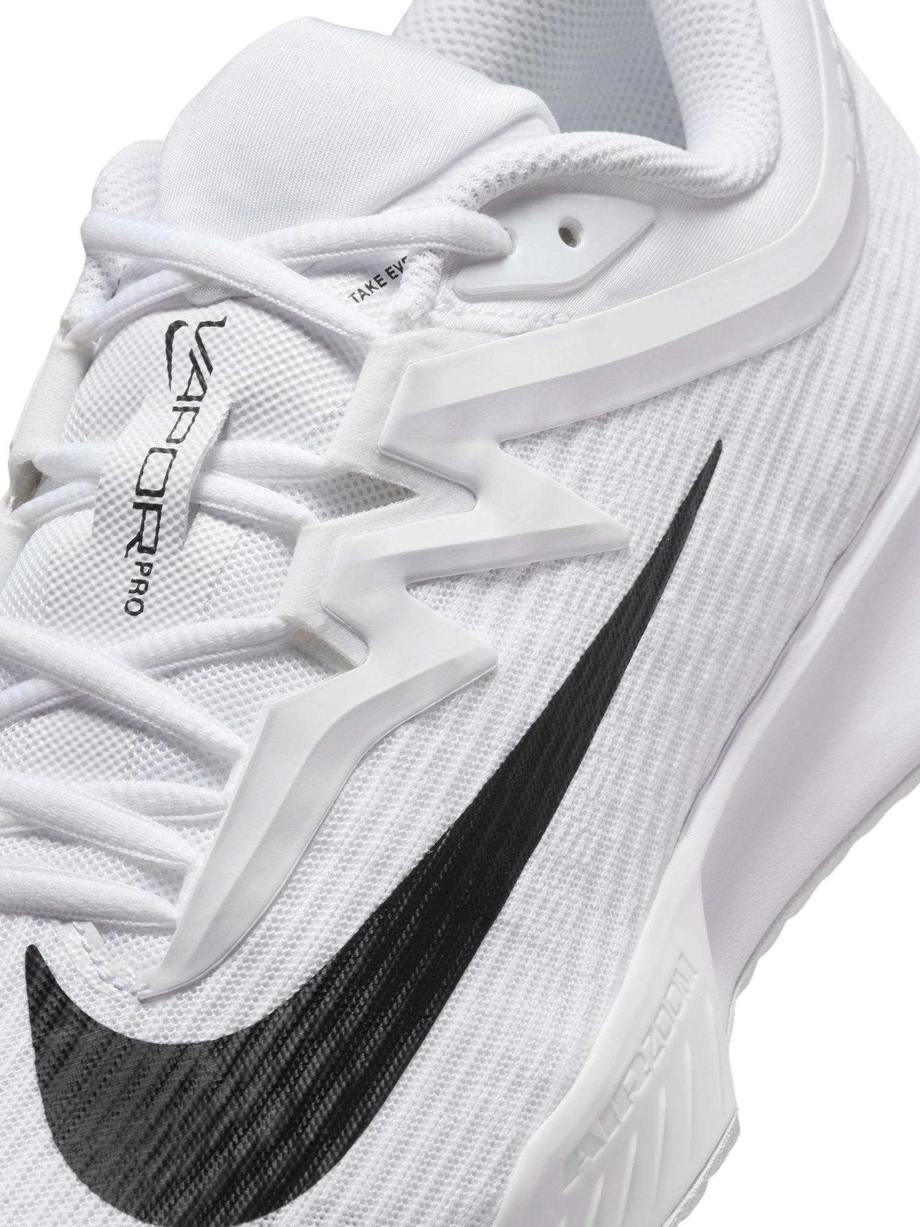 Buy Nike White/Black Vapor Pro 3 Hard Court Tennis Trainers from