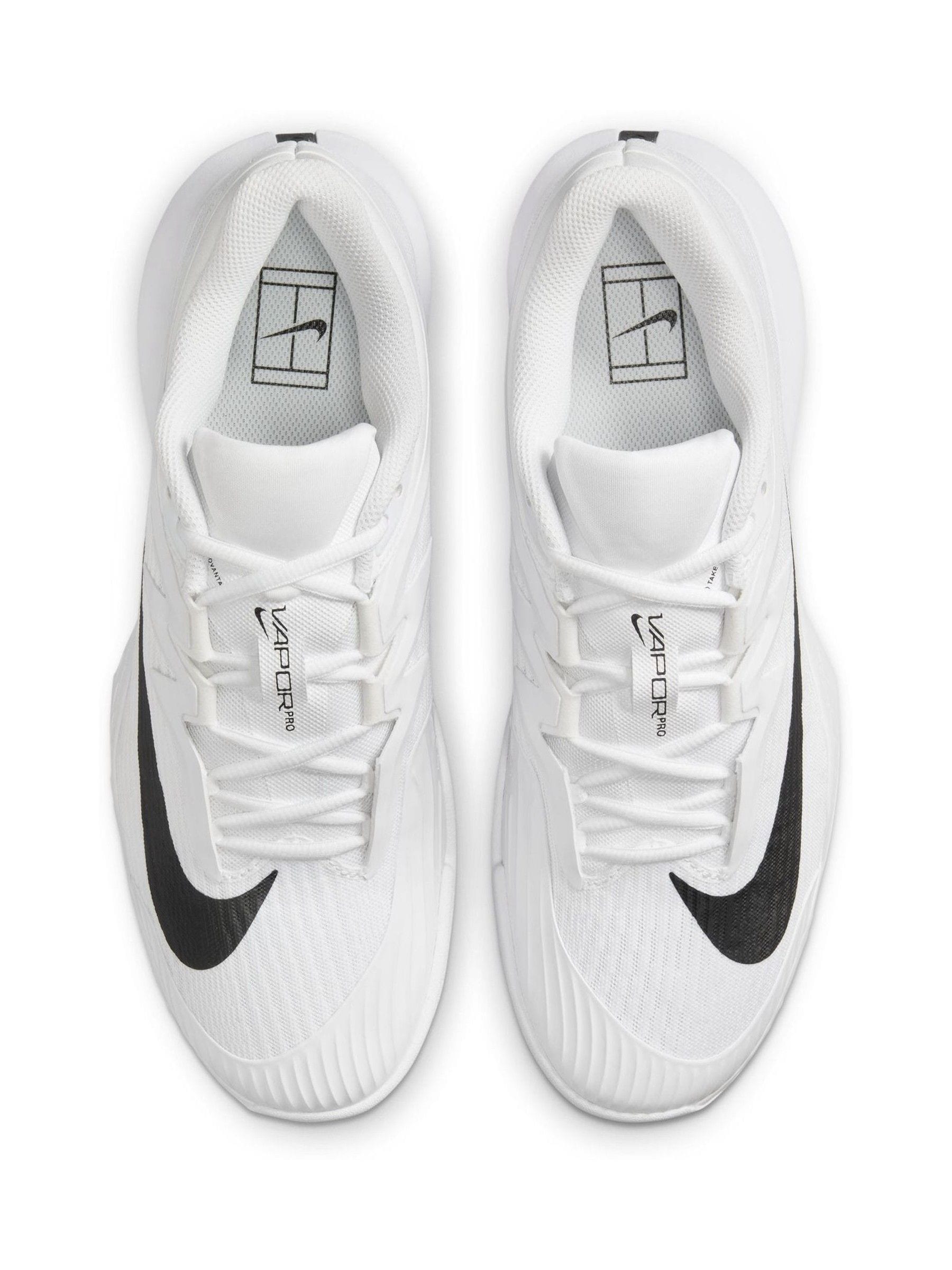 Buy Nike White/Black Vapor Pro 3 Hard Court Tennis Trainers from