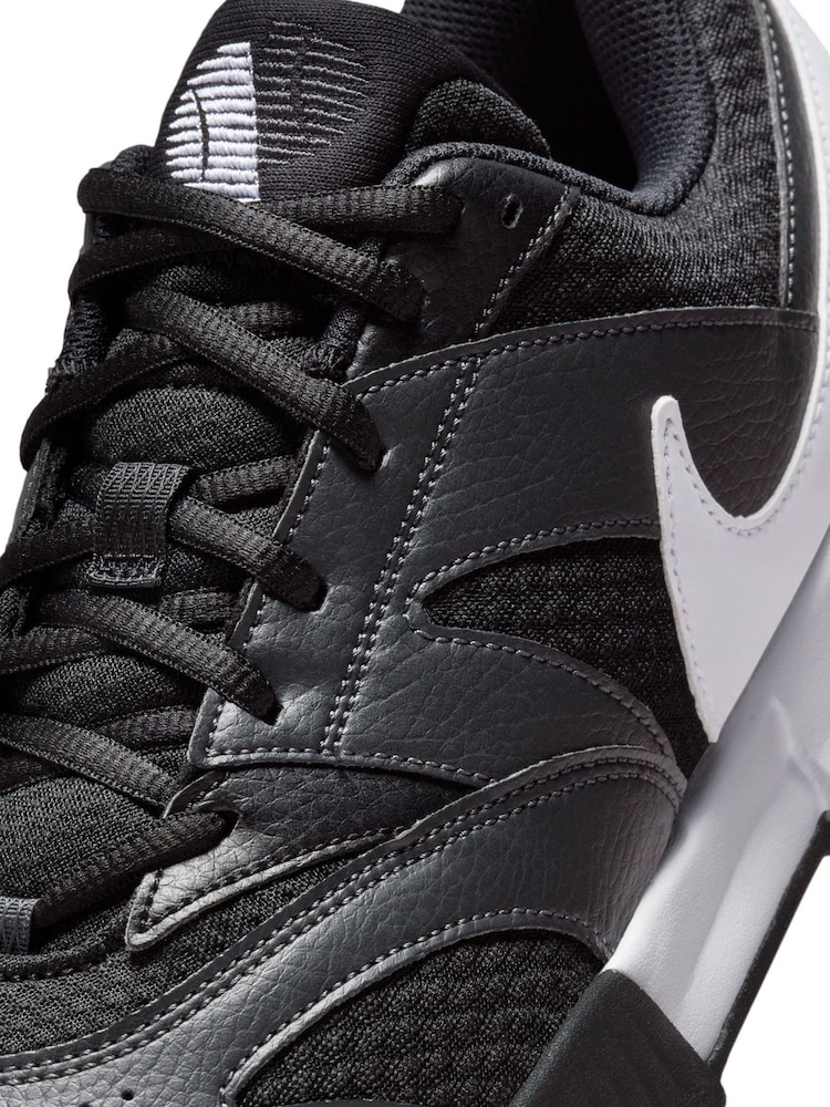 Nike Black/White Court Lite 4 Tennis Trainers - Image 11 of 11