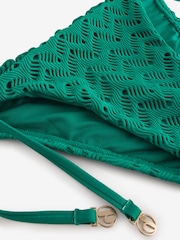 B by Ted Baker Gröna Virkade Trosor med Knytning i Sidan - Bild 6 av 7