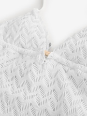 B by Ted Baker Cream Crochet Plunge Swimsuit with Tummy Control - Image 2 of 5