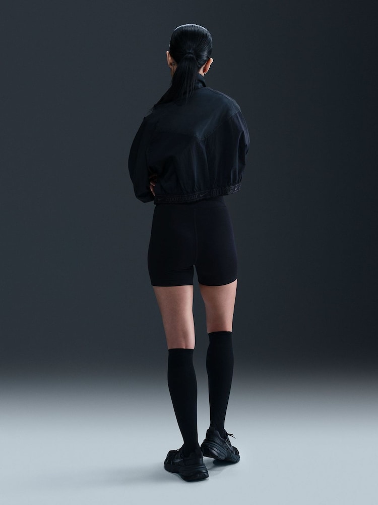 Nike Black High Waisted 5 Cycling Shorts - Image 2 of 9