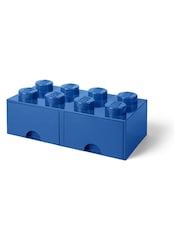 LEGO Bright Blue Drawer 8 Brick Storage - Image 1 of 4