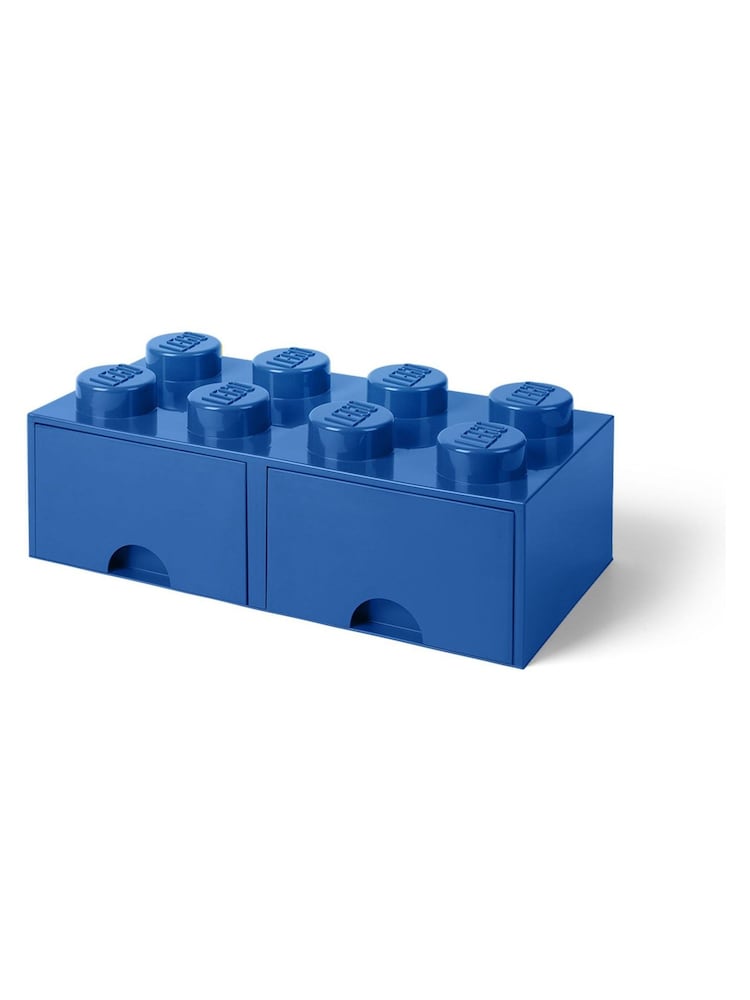 LEGO Bright Blue Drawer 8 Brick Storage - Image 1 of 4