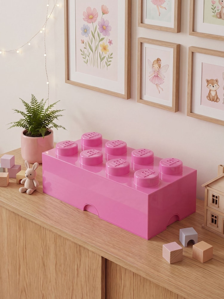 Lego Bright Purple Storage 8 Brick - Image 2 of 2