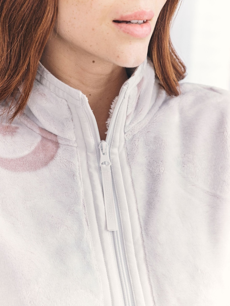 Chelsea Peers Natural Fleece Burnout Cosmic Constellations Sweatshirt & Jogger Co-ord - Image 6 of 6