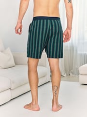Chelsea Peers Blue Stripe Pyjama Shorts - Image 4 of 6