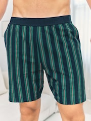 Chelsea Peers Blue Stripe Pyjama Shorts - Image 5 of 6