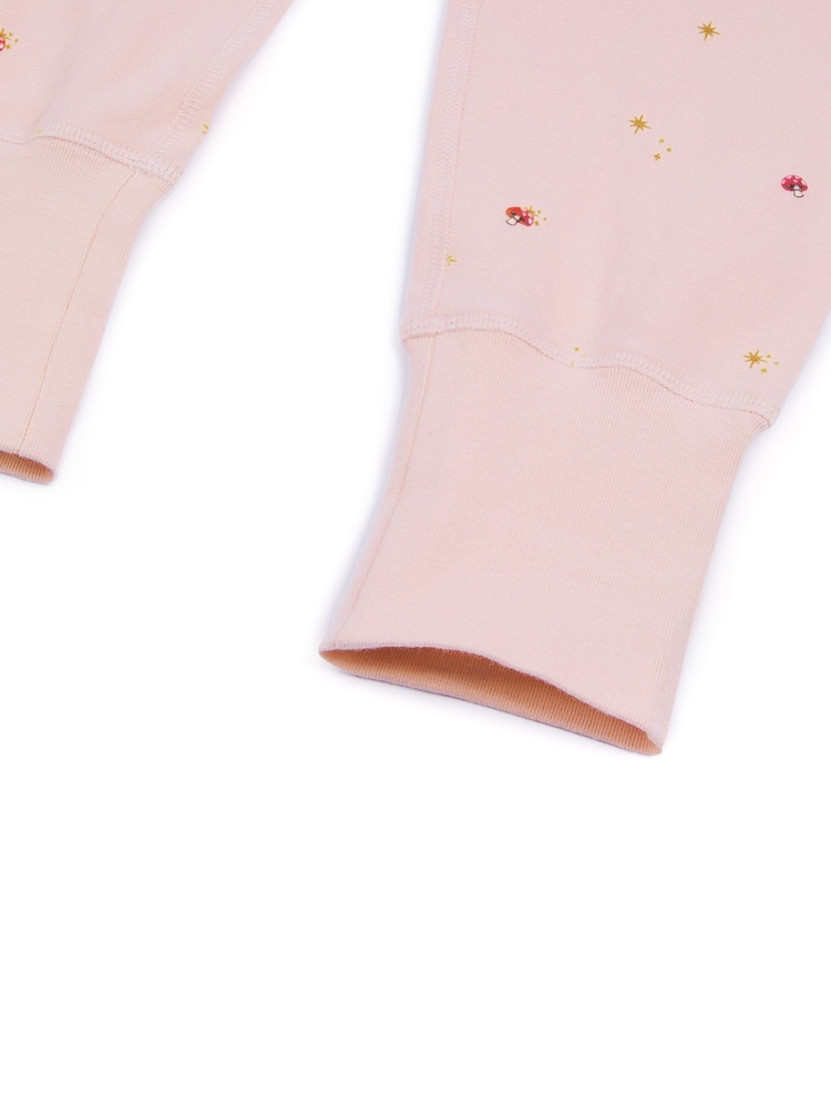 Chelsea Peers Pink Mini Mushroom Print Long Pyjamas Set - Image 3 of 3