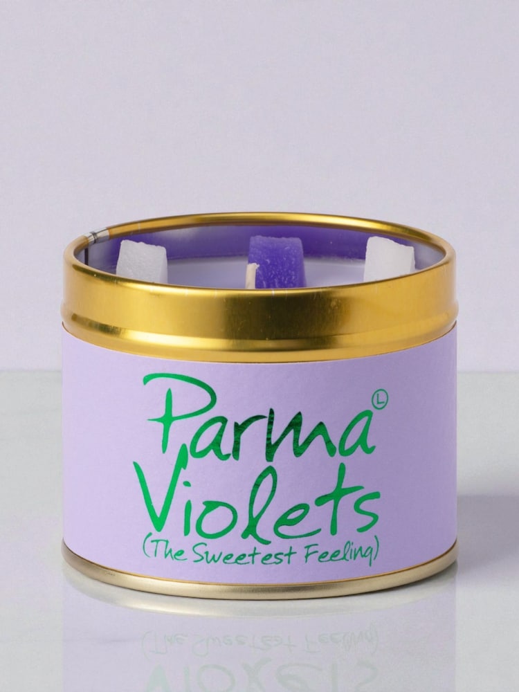 Lily-Flame Parma Violets Scented Candle Tin - Image 2 of 3 Lily-Flame Parma Violets Scented Candle Tin - Image 2 of 3