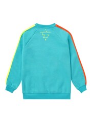 SCAMP & DUDE Green Kids Colourblock Sweatshirt - Image 2 of 2