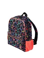 SCAMP & DUDE Grey Backpack with Rainbow Shadow Leopard & Lightning Bolt - Image 2 of 3