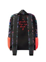 SCAMP & DUDE Grey Backpack with Rainbow Shadow Leopard & Lightning Bolt - Image 3 of 3