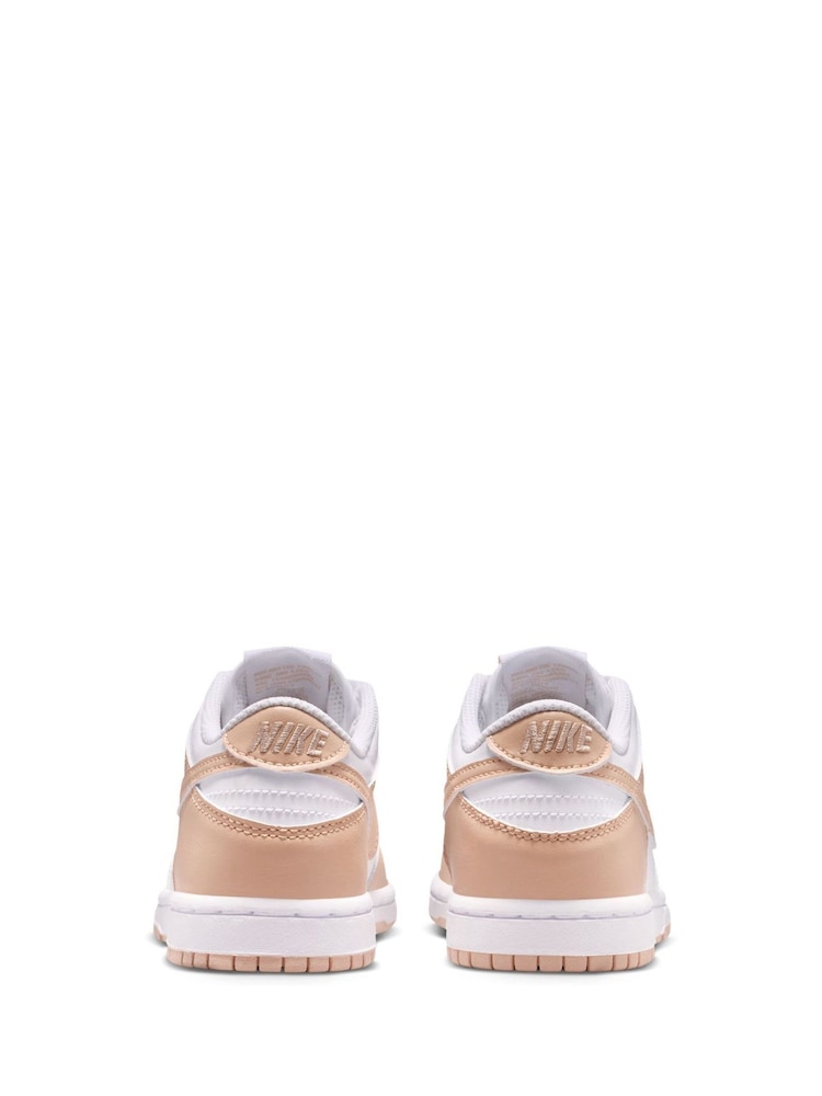 Nike White Junior Dunk Low Trainers - Image 2 of 6 Nike White Junior Dunk Low Trainers - Image 2 of 6