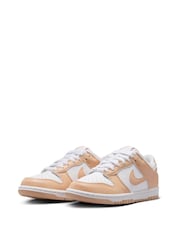 Nike White/Shimmer Youth Dunk Low Trainers - Image 2 of 7