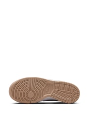 Nike White/Shimmer Youth Dunk Low Trainers - Image 5 of 7