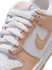 Nike White/Shimmer Youth Dunk Low Trainers - Image 6 of 7