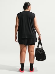 Nike Black Curve One Relaxed Dri-FIT Tank Top - Image 2 of 5
