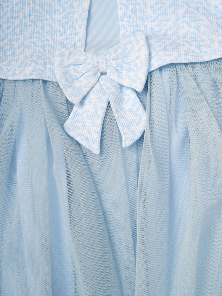 Azul - Miss Mock Cardigan Dress For Baby - Imagem 2 de 2