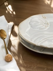 Set di 2 Piatti da dessert autunnali con zucche - Immagine 2 di 4
