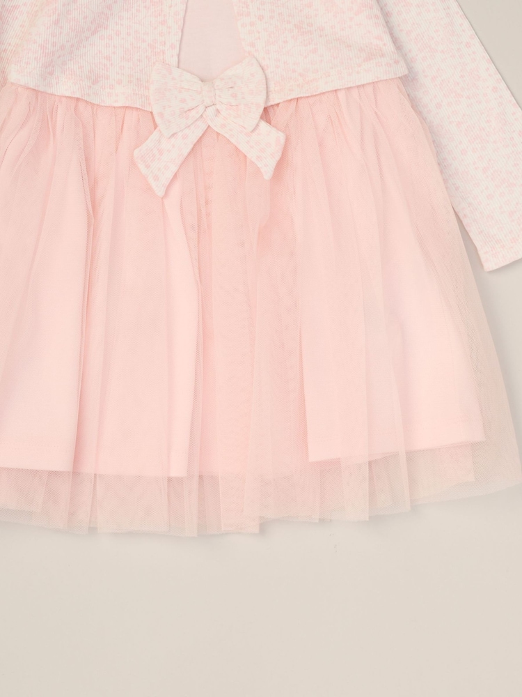 Rosa - Miss Mock Cardigan Dress For Baby - Imagem 2 de 2
