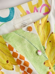 彩色 - Linen Rich Postcard Print Waistcoat - 圖片 8/9