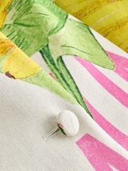 彩色 - Linen Rich Postcard Print Waistcoat - 圖片 9/9