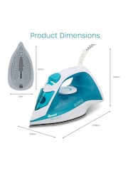 Swan White Aqua Steam Iron with Ceramic Soleplate - Image 2 of 9