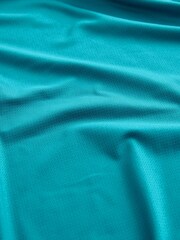 Teal Blue Short Sleeve Tee Active Gym Training Top - Image 9 of 9