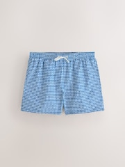 Red & Blue 2 Pack Geo Print Swim Shorts 5" - Image 2 of 5