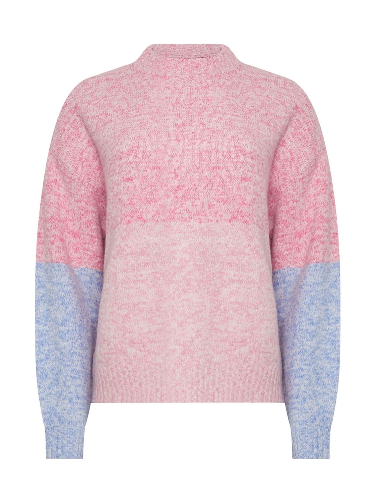 M&Co Pink Colourblock Jumper - Image 5 of 5 M&Co Pink Colourblock Jumper - Image 5 of 5