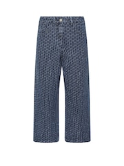 PixieGirl Petite Textured Wide Leg Jeans - Imagen 5 de 5