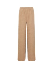 Long Tall Sally Dark Brown Chenille Wide Leg Joggers - Image 5 of 5