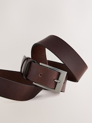 Black Chocolate Brown Leather Belt 2 Pack - Image 5 of 5