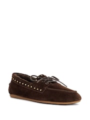 Dune London Brown Gracefull Loafers - Image 3 of 6