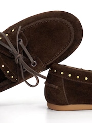 Dune London Brown Gracefull Loafers - Image 6 of 6