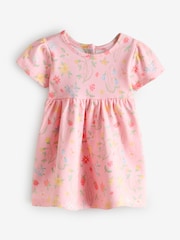 Pink Floral Jersey Dress - Image 1 of 1