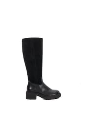Dune London Black Tallon Knee High Boots - Image 3 of 6