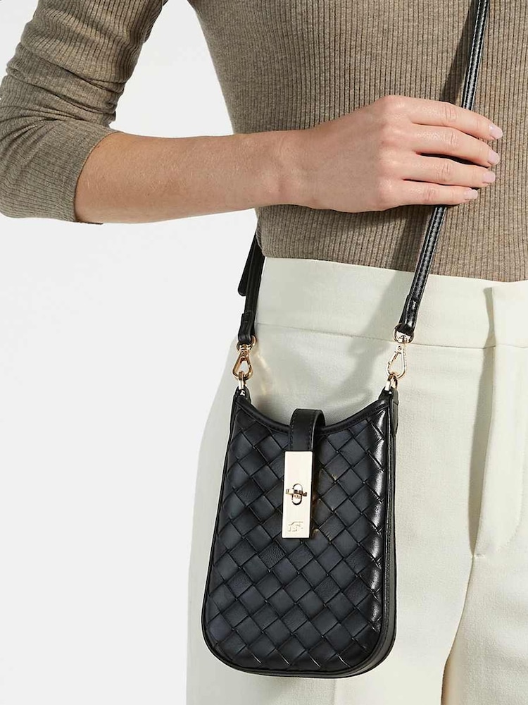 Dune London Black Seeking Micro Bag - Image 5 of 5