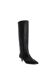Dune London Black Sloan Knee High Boots - Image 3 of 6